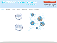 Tablet Screenshot of bubbles-swimschool.co.uk